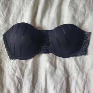 Felina Black Strapless Bra - Size 34B